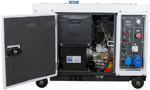 Hyundai Generador Monofasico Diesel Insonorizado Dhy8600se